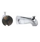 Westbrass Polished Chrome 1/2 x 5-1/4 in. FIPS Brass Tub Spout 