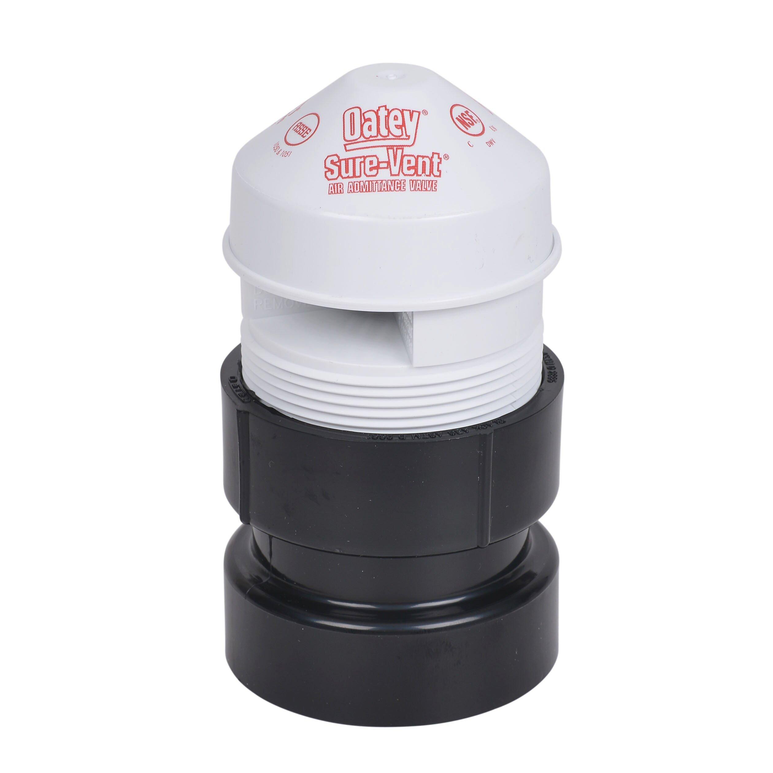 Oatey&reg; White Air Admittance Valve with ABS Bulk 