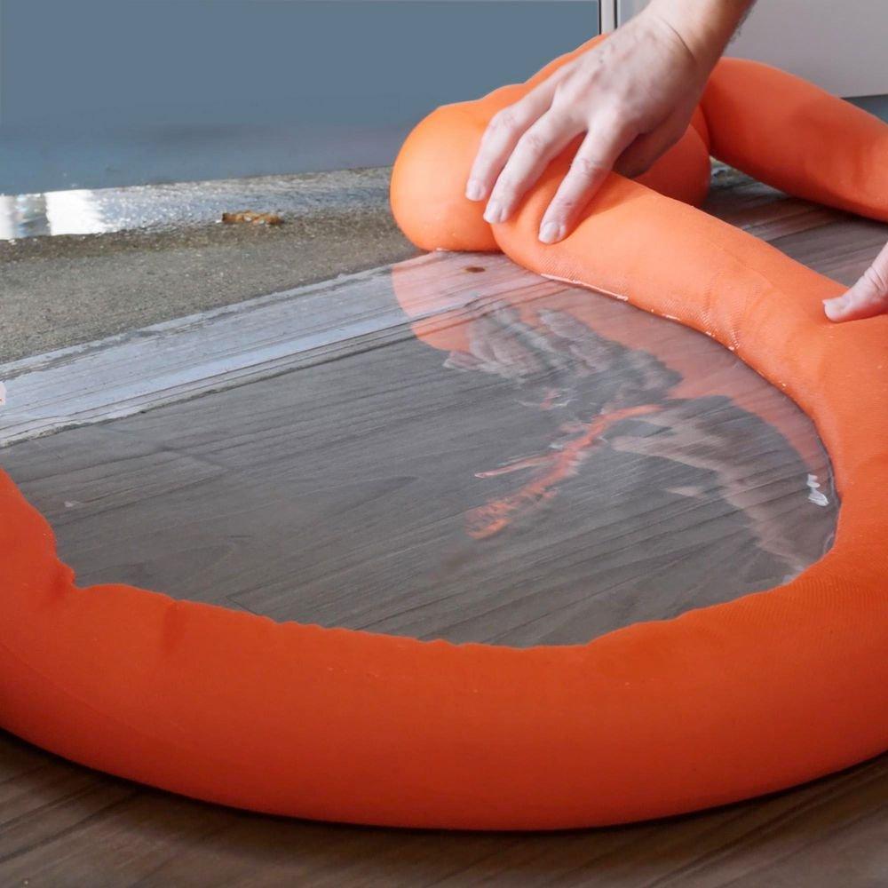 Indoor Water Dam for Spill & Leak Control, 2.5 in. x 8 ft. 