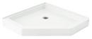 Sterling White 39 in. Neo-angle Shower Base 