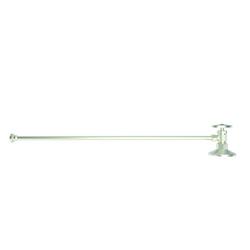 Toilet 1/2 in x 3/8 in. x 21-1/4 in. Supply Kit in Satin Nickel - PVD