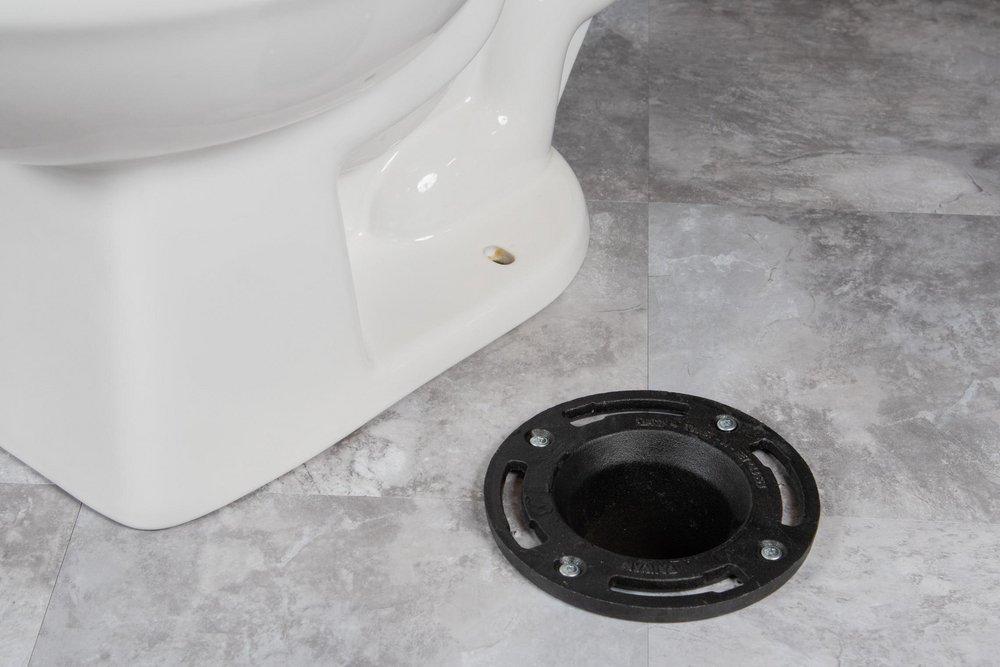 Oatey&reg; Black 4 Cast Iron Closet Flange 