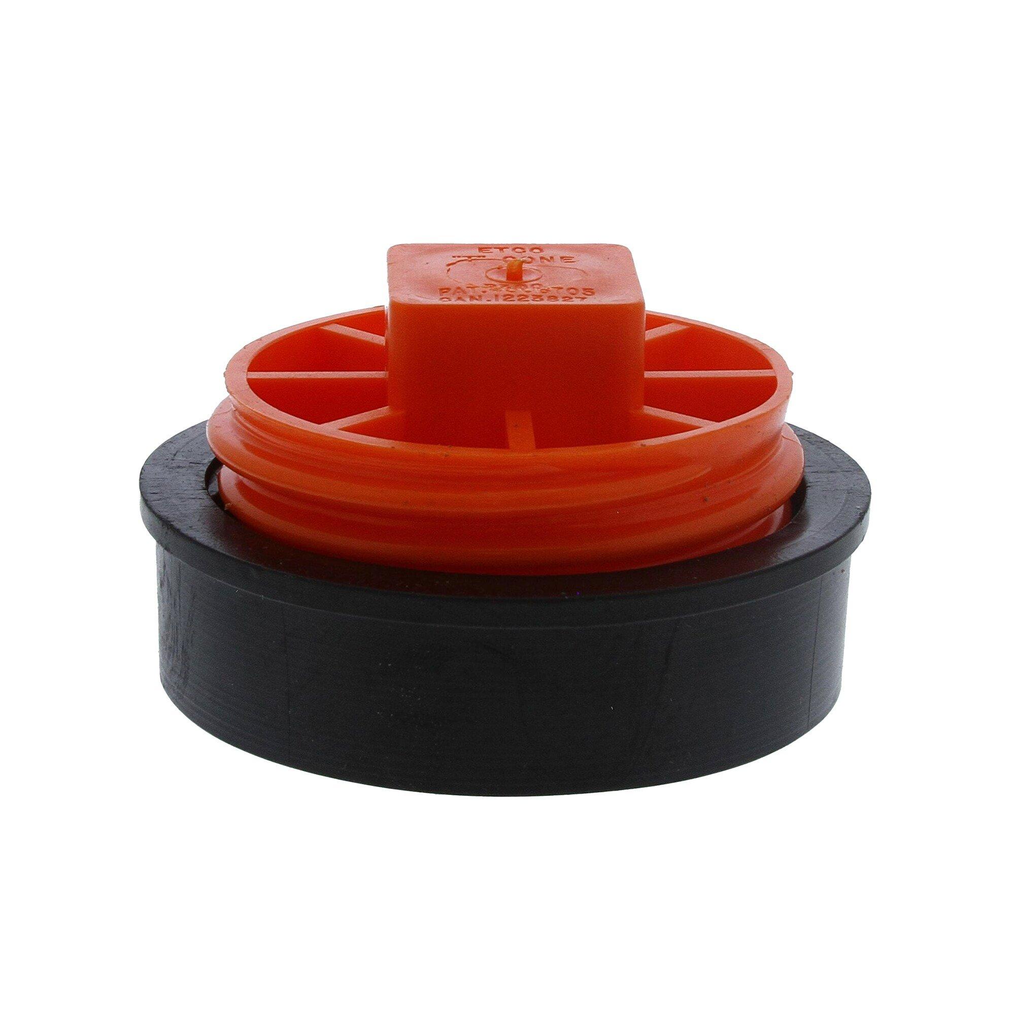 Jones Stephens Black Cleanout Repair Plug 