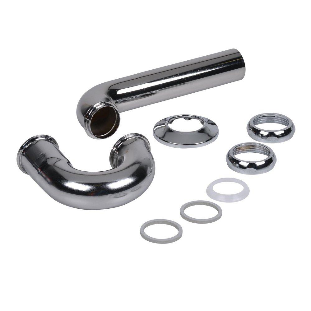 Dearborn Polished Chrome 1-1/2 in. Brass P-Trap 