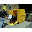 57-1/2 x 72 in. HDPE Drum Storage Building in Yellow