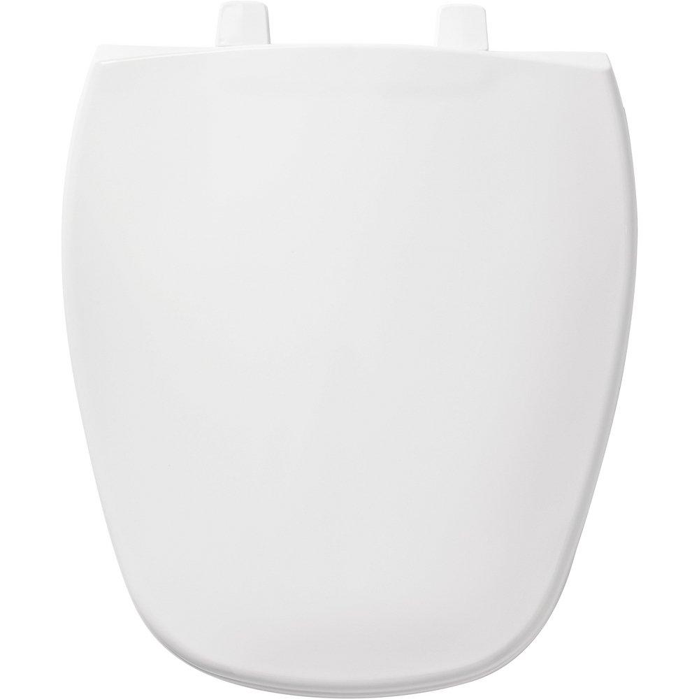 Bemis White Round Closed Front with Cover 