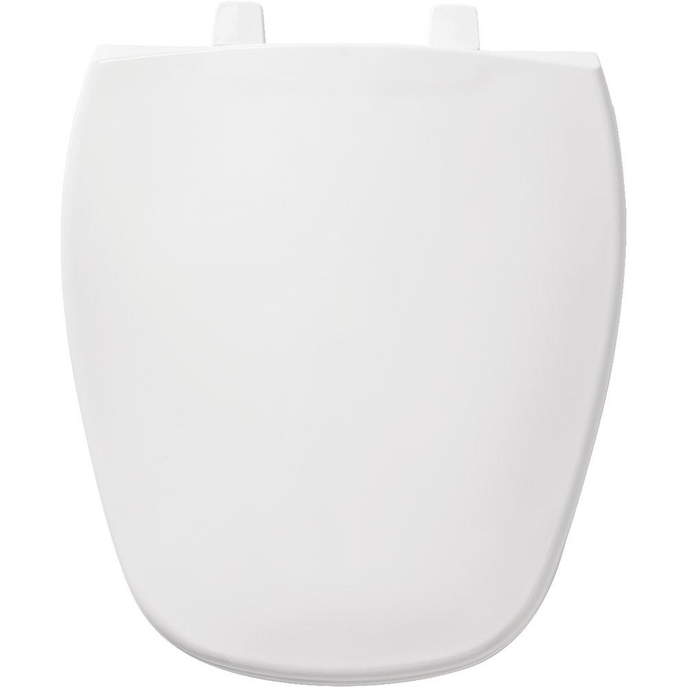 Bemis White Round Closed Front with Cover 