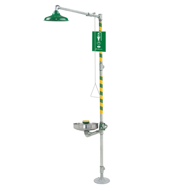 Haws&reg; Stainless Steel Eye Face And Shower ABS with Extension Shower 