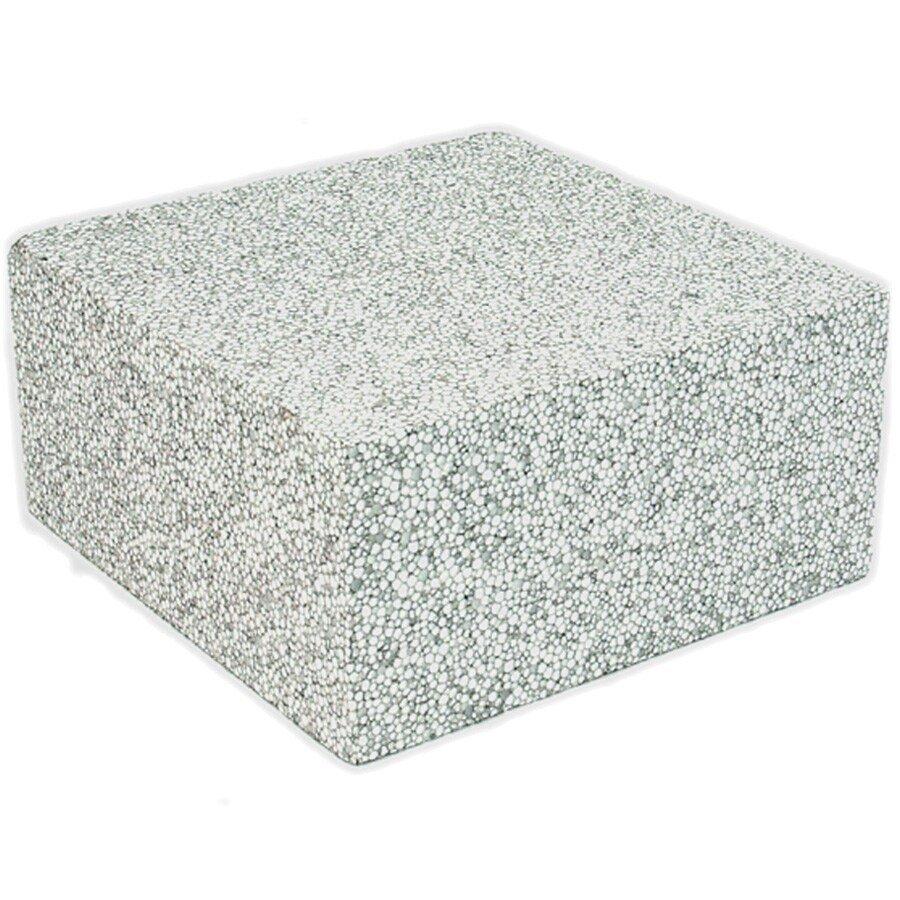 DiversiTech&reg; White 8 x 4 in. Equipment Block Expanded Polystyrene 