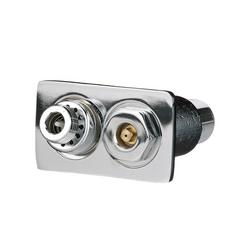 Polished Chrome 1 x 3/4 in. Female x MIPT Wall Hydrant