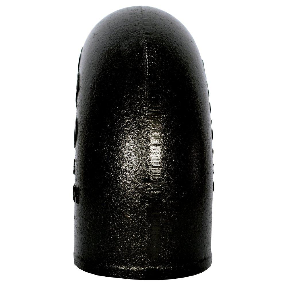 Black No Hub 90 Degree Cast Iron 1/4 Bend 