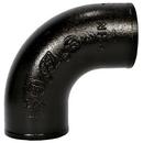 Black No Hub 90 Degree Cast Iron 1/4 Bend 