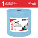 WypAll&reg; Blue Wipers Pewter Jumbo Roll in Blue 