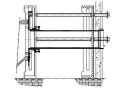 Cast Iron Horizontal  Left Hand Fitting for ISCA-101-L Closet Carrier