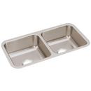 31-3/4 x 16-1/2 in. No Hole Stainless Steel Double Bowl Undermount Kitchen Sink in Lustrous Satin