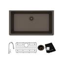 Elkay Lustrous Highlighted Satin Double Bowl Undermount Kitchen Sink with Rear Center Drain 