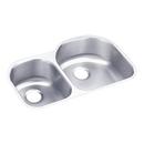 31-1/4 x 20 in. No Hole Stainless Steel Double Bowl Undermount Kitchen Sink in Lustertone