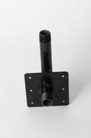 WARDFlex Black MNPT Schedule 40 Painted Steel Appliance Stub Out 