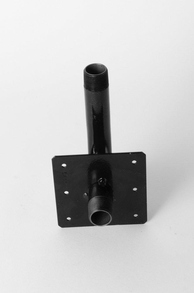 WARDFlex Black MNPT Schedule 40 Painted Steel Appliance Stub Out 