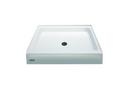 48 in. x 48 in. Shower Base with Center Drain in White