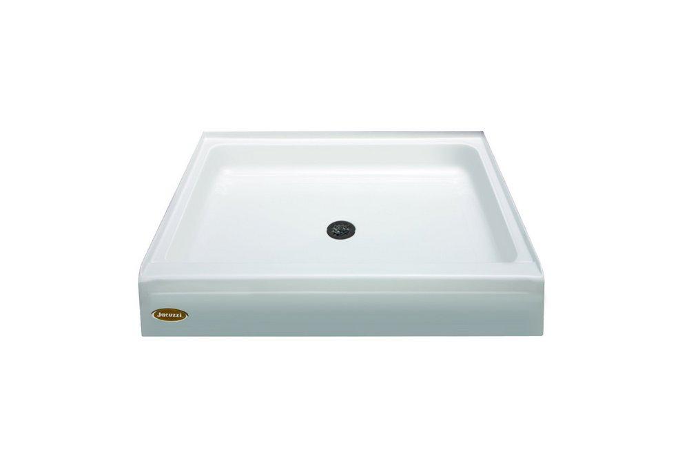 JACUZZI&reg; White 36 in. Square Shower Base 