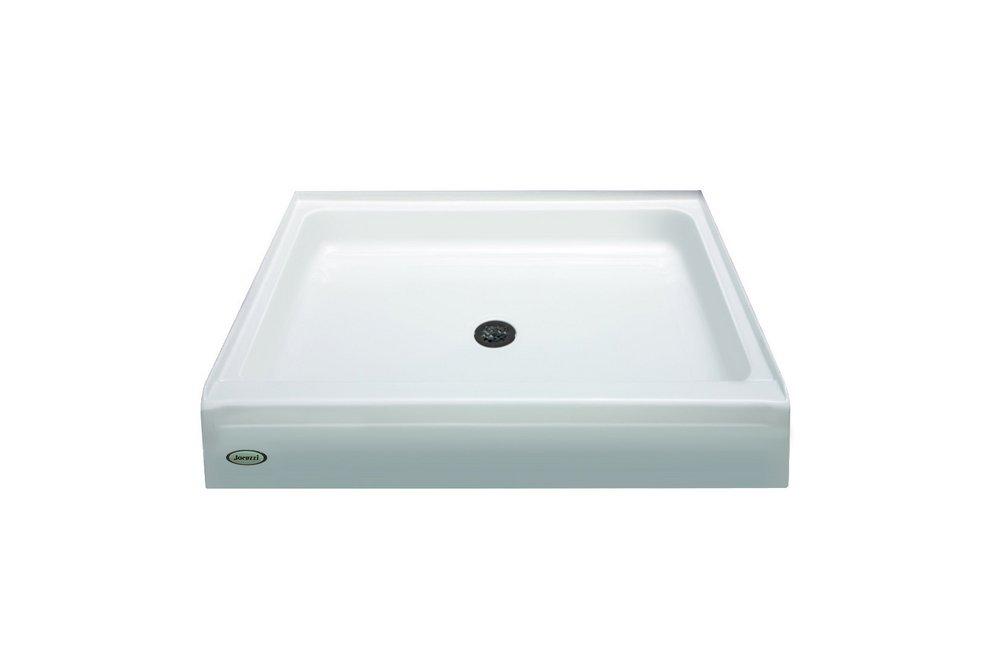 JACUZZI&reg; White 36 in. Square Shower Base 
