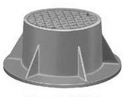 11-1/4 in. Lamphole Ring & Lid