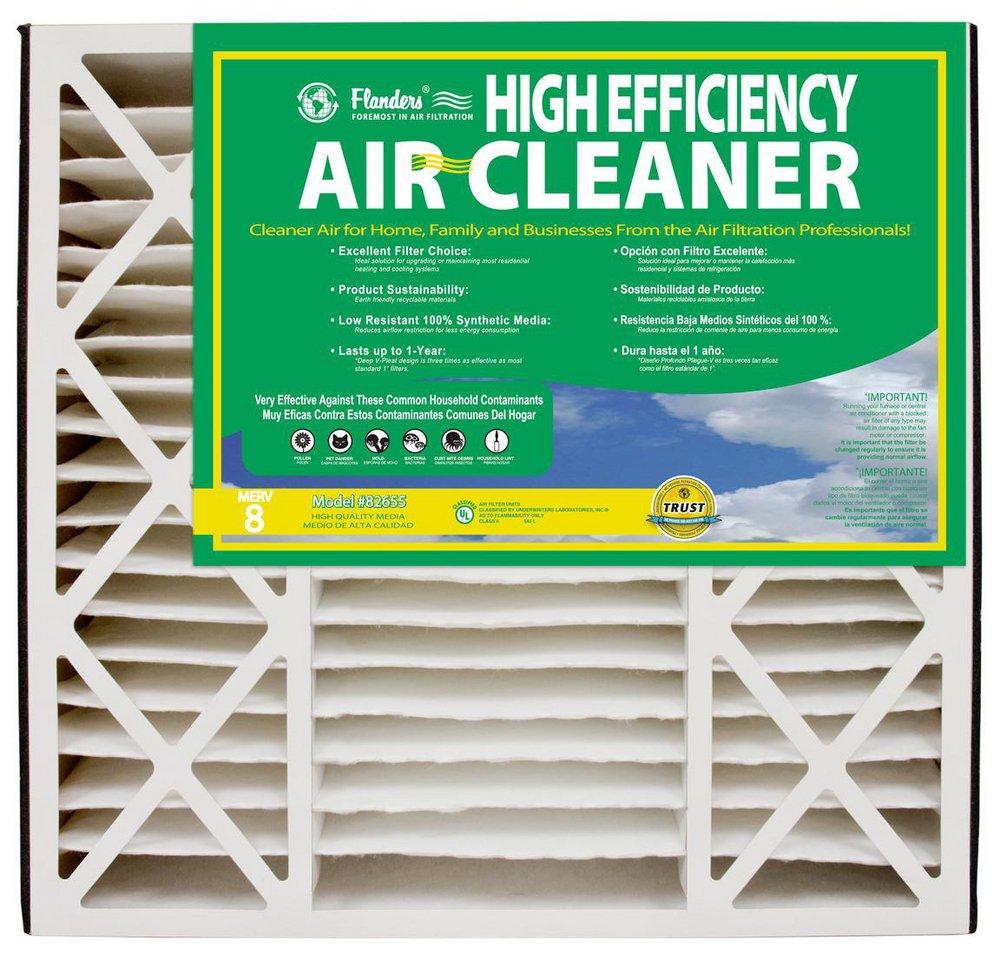 AAF International 20 x 5 in. Air Filter Synthetic MERV 8 