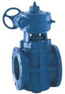 Dezurik Cast Iron 175 psi Mechanical Joint Gear Operator Plug Valve 
