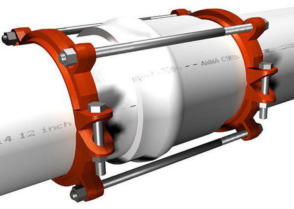 EBAA Iron Bell End Joint Restraint For Water PVC Pipe and Wastewater PVC Pipe 