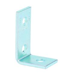 2-1/4 in. x 3-1/2 in. Zinc Plated Steel 3-Hole 90 Degree Corner Angle Bracket