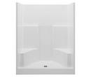 Aquatic White 36-1/4 x 60 x 73-1/4 in. Alcove Shower Unit 