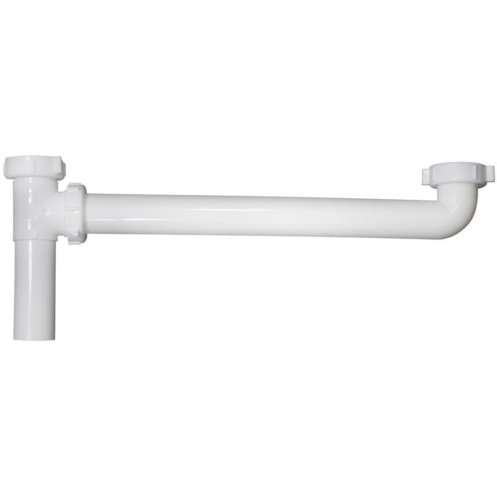 Keeney White Direct Connect End Outlet Waste in White 