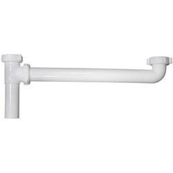 16 in. Direct Connect End Outlet Waste in White