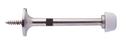 Taymor Industries Nickel Door Stop with Fixed Screw 