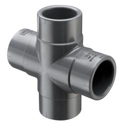 3/4 in. Socket Straight Schedule 80 PVC Cross