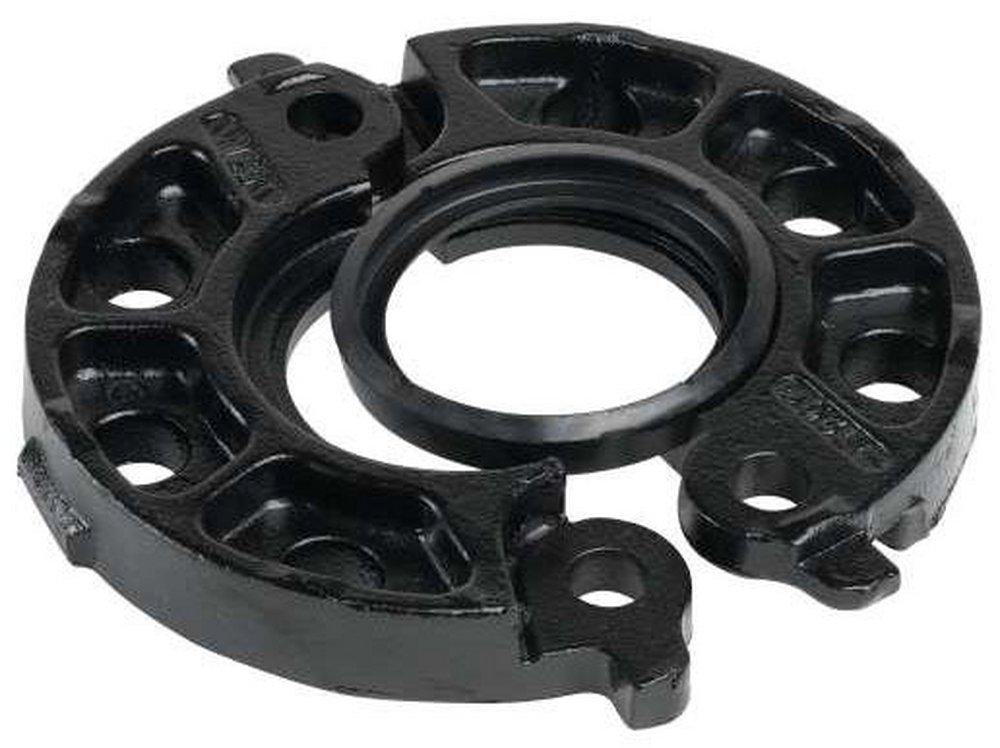 Victaulic Black Grooved Painted Flange Adapter with T-Gasket 