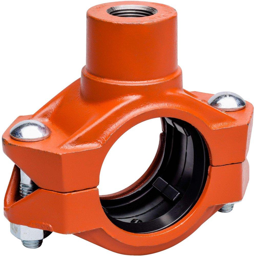 Victaulic Orange Orange Enamel Painted FIP Reducing Coupling 
