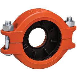 2 x 1 in. Orange Enamel Grooved Reducing Coupling