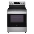 6.3 cu. ft. Wi-Fi Enabled Electric Single Oven Range ProBake Convection Air Fry (No Tray) Edge-to-edge Cooktop Stainless Steel - New Handle 