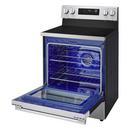 6.3 cu. ft. Wi-Fi Enabled Electric Single Oven Range ProBake Convection Air Fry (No Tray) Edge-to-edge Cooktop Stainless Steel - New Handle 