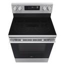 6.3 cu. ft. Wi-Fi Enabled Electric Single Oven Range ProBake Convection Air Fry (No Tray) Edge-to-edge Cooktop Stainless Steel - New Handle 