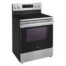 6.3 cu. ft. Wi-Fi Enabled Electric Single Oven Range ProBake Convection Air Fry (No Tray) Edge-to-edge Cooktop Stainless Steel - New Handle 
