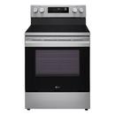 6.3 cu. ft. Wi-Fi Enabled Electric Single Oven Range ProBake Convection Air Fry (No Tray) Edge-to-edge Cooktop Stainless Steel - New Handle