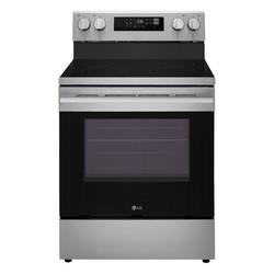 6.3 cu. ft. Wi-Fi Enabled Electric Single Oven Range ProBake Convection Air Fry (No Tray) Edge-to-edge Cooktop Stainless Steel - New Handle