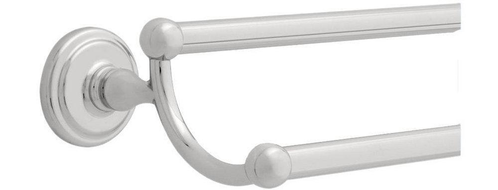 Franklin Brass Polished Chrome 24 in. Double Towel Bar 