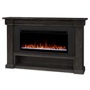 Bristow 66" Smart Landscape Electric Fireplace in Weathered Wood by Real Flame 