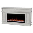 Torrey 60" Smart Landscape Electric Fireplace TV Stand in Bone White by Real Flame 