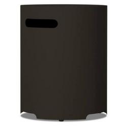 20"H Round Metal Propane Tank Cover and Side Table in Dark Bronze by Real Flame
