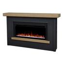 Bernice 67" Smart Landscape Electric Fireplace in Charcoal by Real Flame 